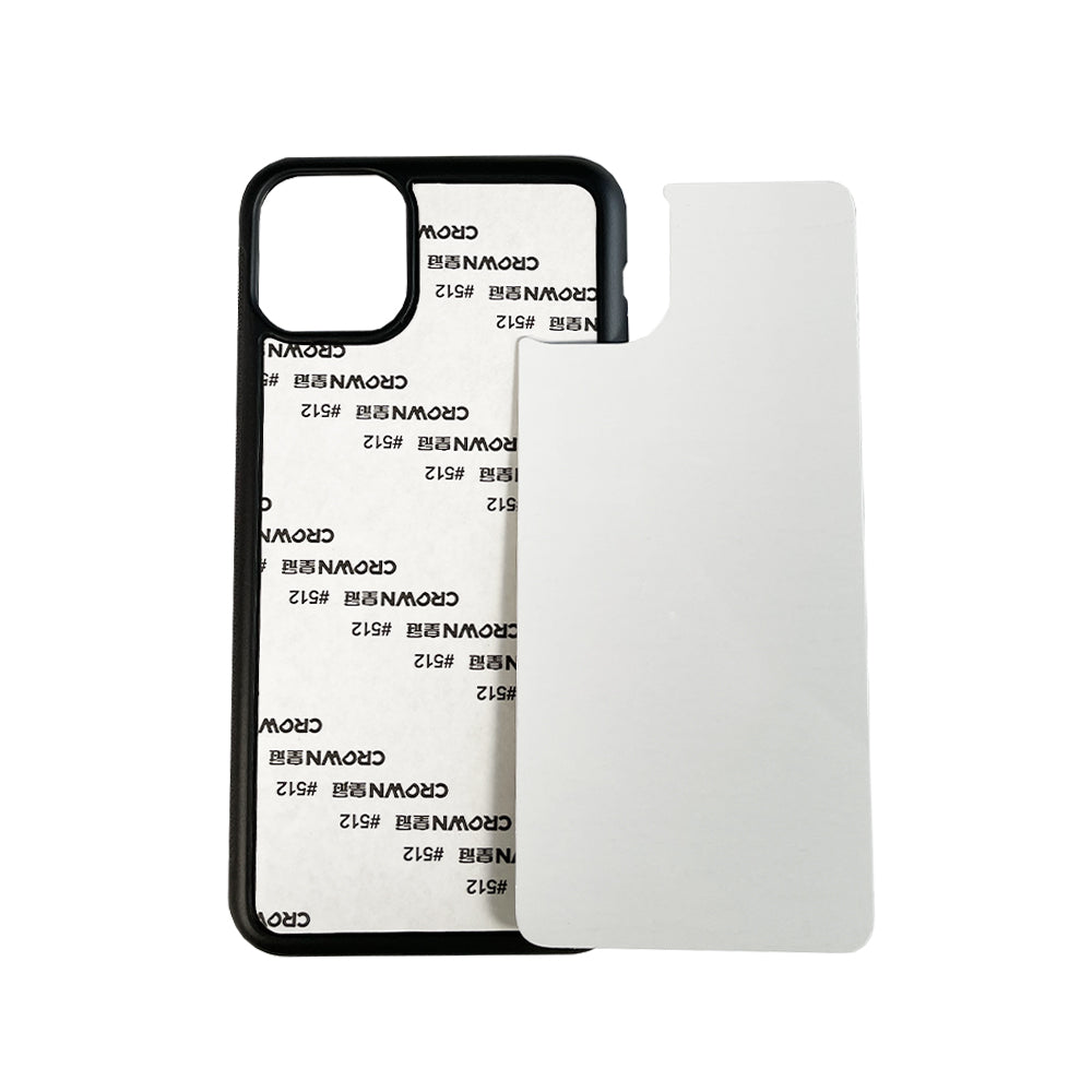 iPhone 11 Pro Max Sublimation Phone Case - Black Rubber